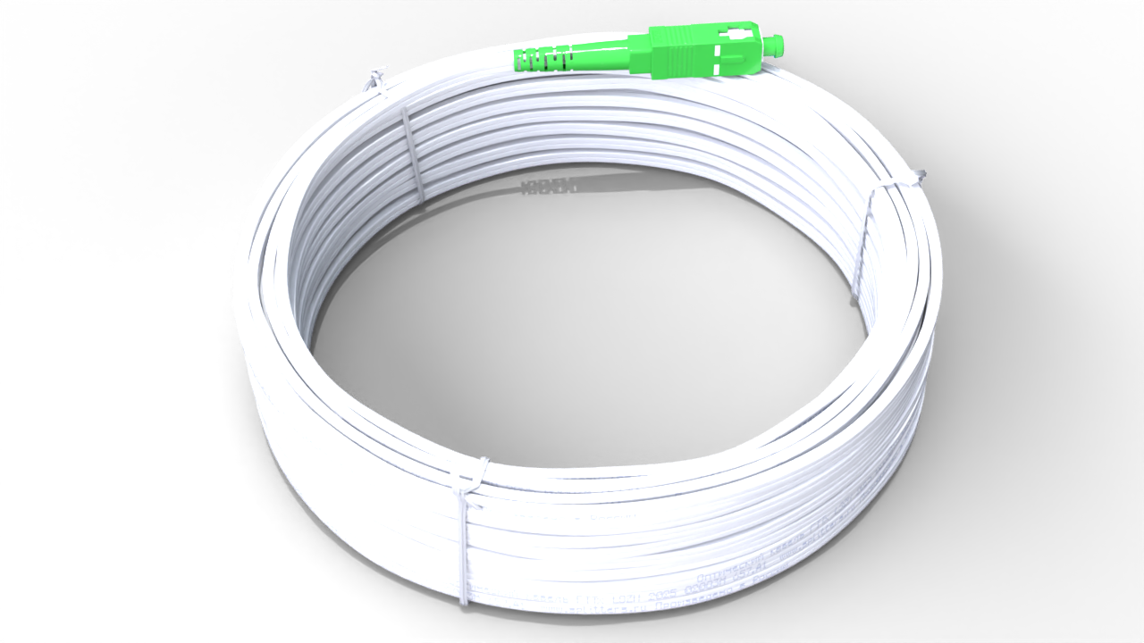 Оптический патч-корд FTTh SC/APC-SC/UPC без выносного элементом, FRP - 1 метр