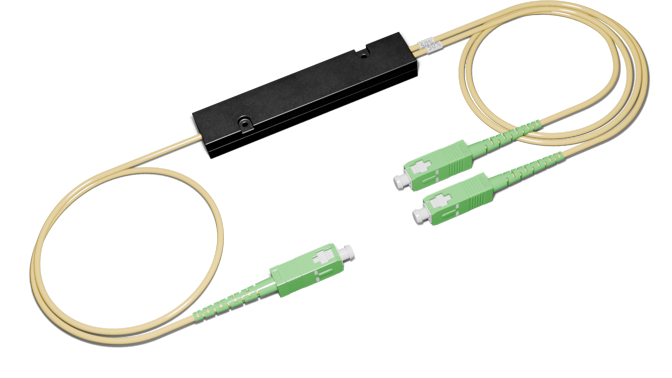 Оптические делители FBT корпусные с коннекторами SC