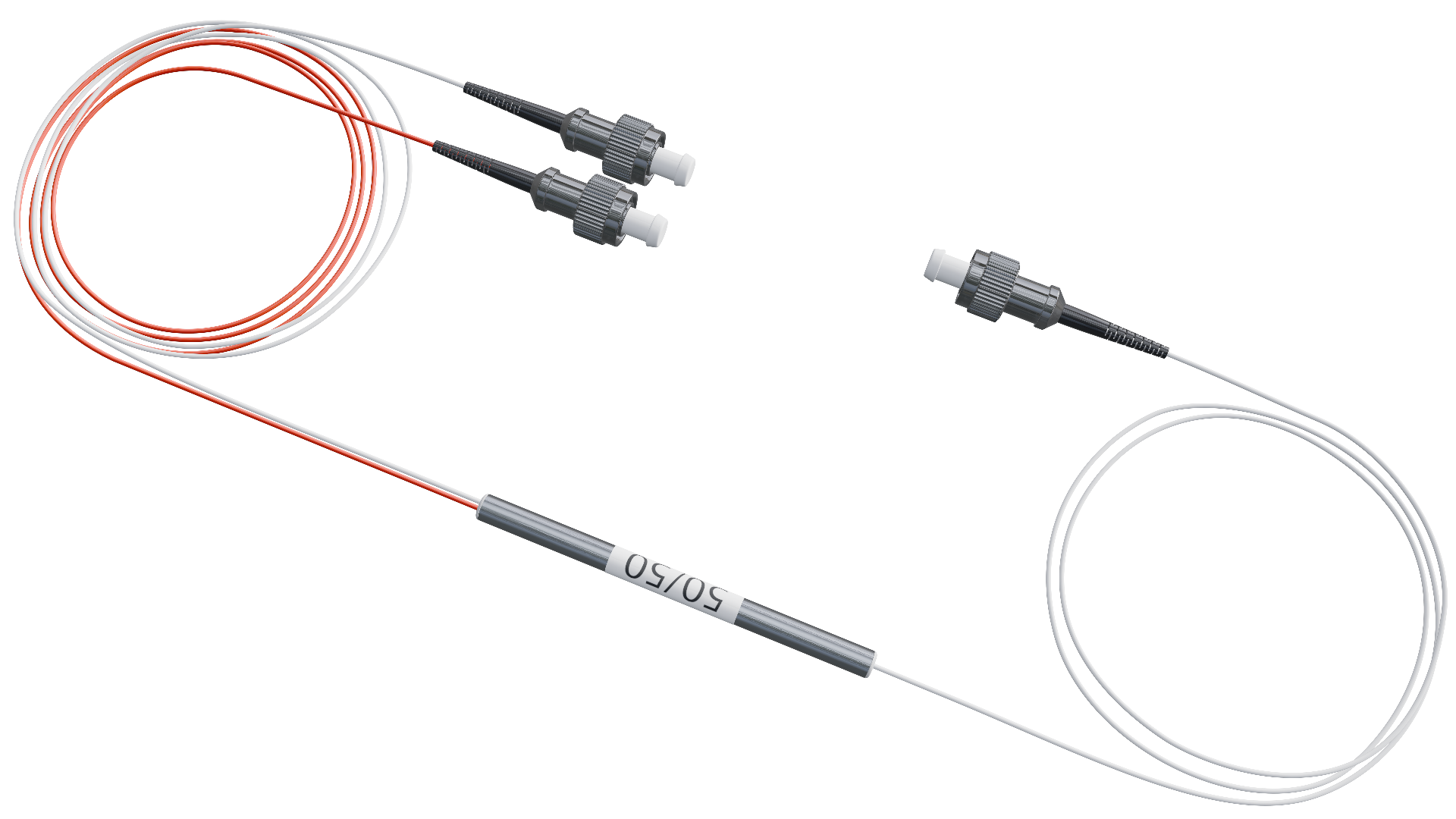 Оптический делитель FBT 50/50 с FC/UPC