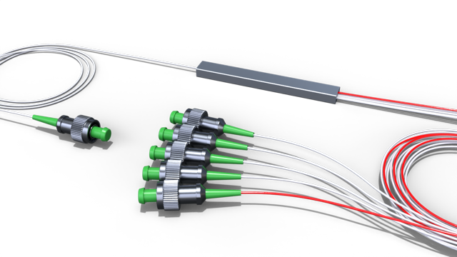 Оптические делители PLC 1х5 10G PON (XGS-PON) без корпуса FC/APC