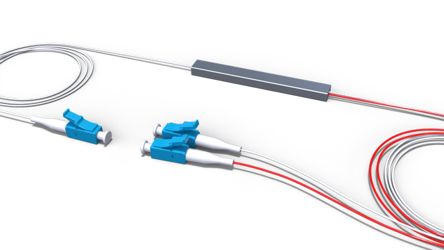 Оптический делитель PLC 1/99 без корпуса с коннектором LC/UPC